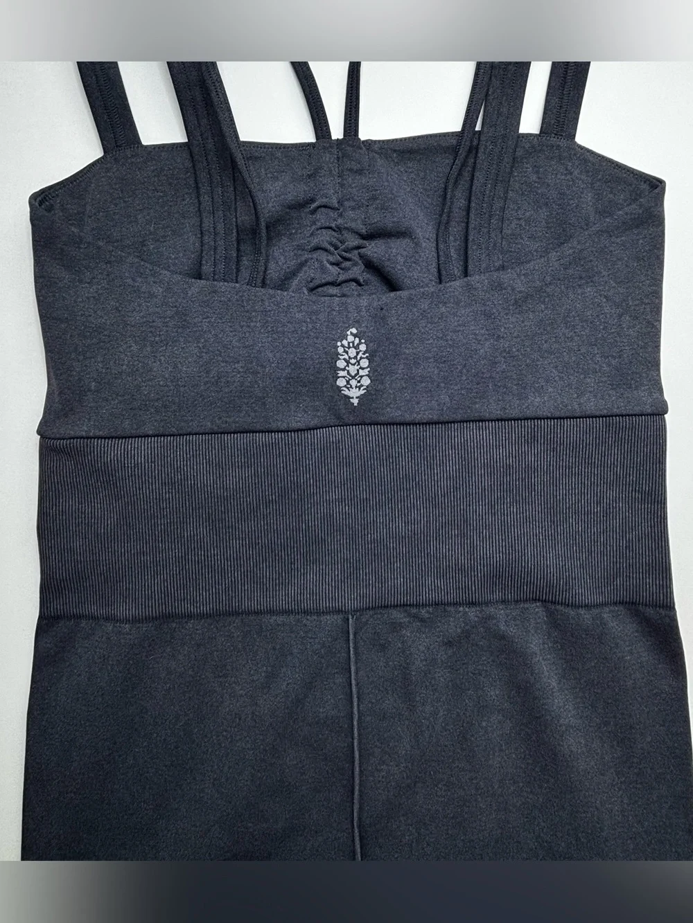 Free People Movement Good Karma Cutout Jumpsuit Black XS/S NWOT